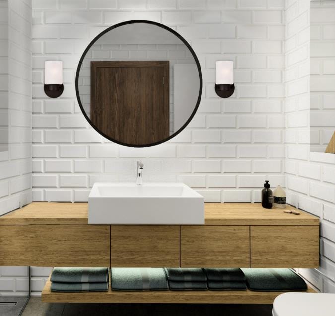 Westinghouse Westinghouse - Sylvestre, One Light, Base E26 Medium - Oil Rubbed Bronze