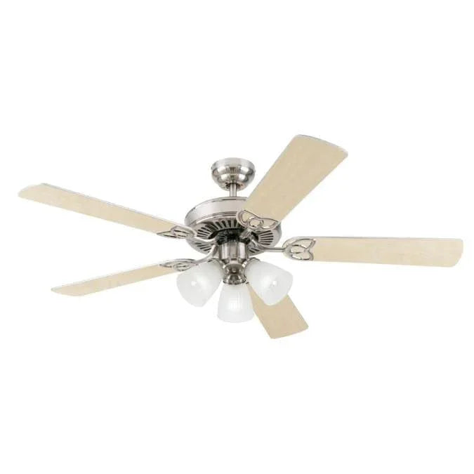 Westinghouse Westinghouse - Vintage, 52-Inch, Pull Chain Included, Integrated, 2700K, 4.5W - Brushed Nickel