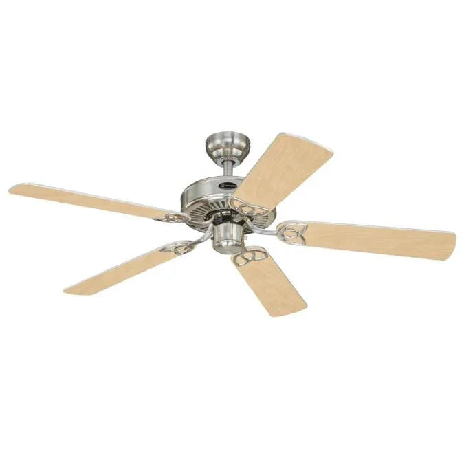 Westinghouse Westinghouse - Vintage II, 52-Inch, Integrated, 3000K, 9.8W - Brushed Nickel
