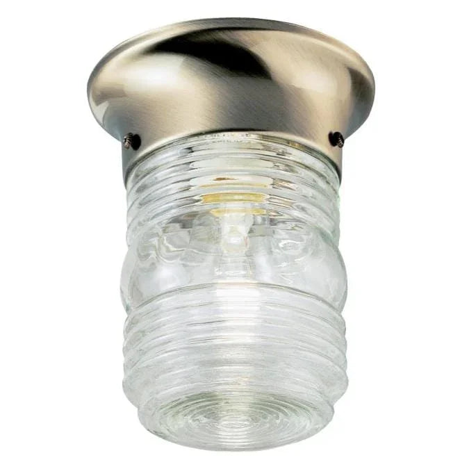 Westinghouse Westinghouse - Wall Fixture,  5 in, Base E26 Medium - Antique Brass