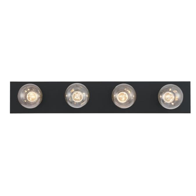Westinghouse Westinghouse - Wall Fixture, Four Light, Base E26 Medium - Matte Black