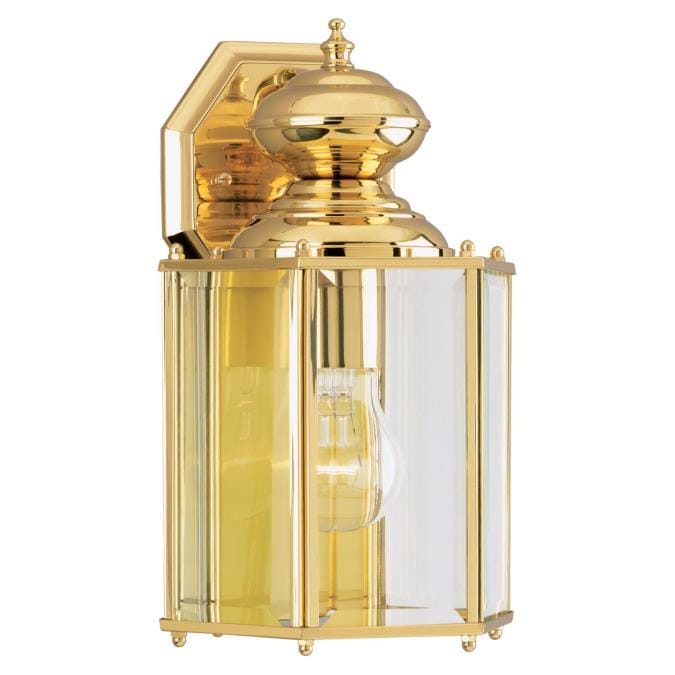 Westinghouse Westinghouse - Wall Fixture, One light, Base E26 Medium - Polished brass