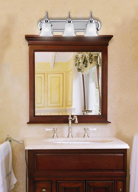 Westinghouse Westinghouse - Wall Fixture, Three Light, Base E26 Medium - Chrome Finish