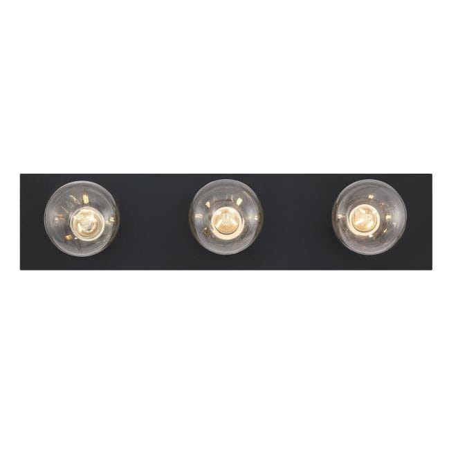 Westinghouse Westinghouse - Wall Fixture, Three Light, Base E26 Medium - Matte Black