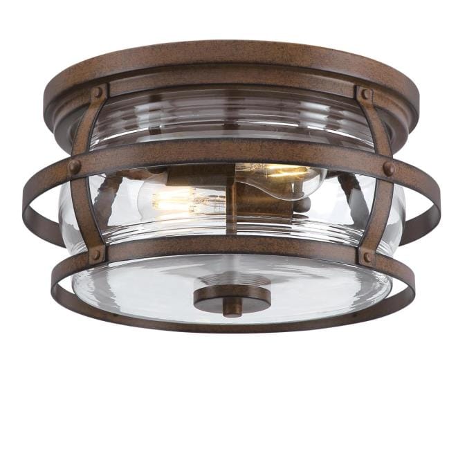 Westinghouse Westinghouse - Weatherby, Flush light, Two Light, Base E26 Medium - Weathered Bronze