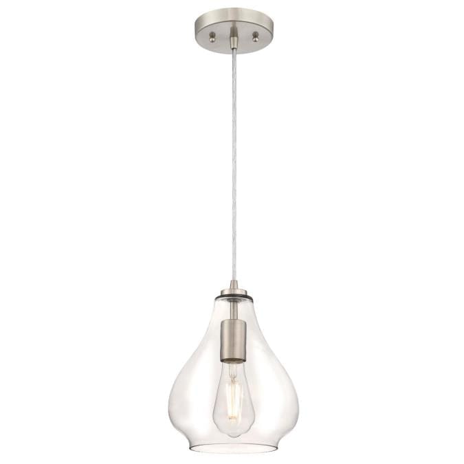 Westinghouse Westinghouse - Wes Mini Pendant, Base E26 Medium - Brushed Nickel