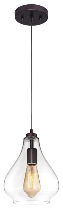 Westinghouse Westinghouse - Wes Mini Pendant, Base E26 Medium - Oil Rubbed Bronze