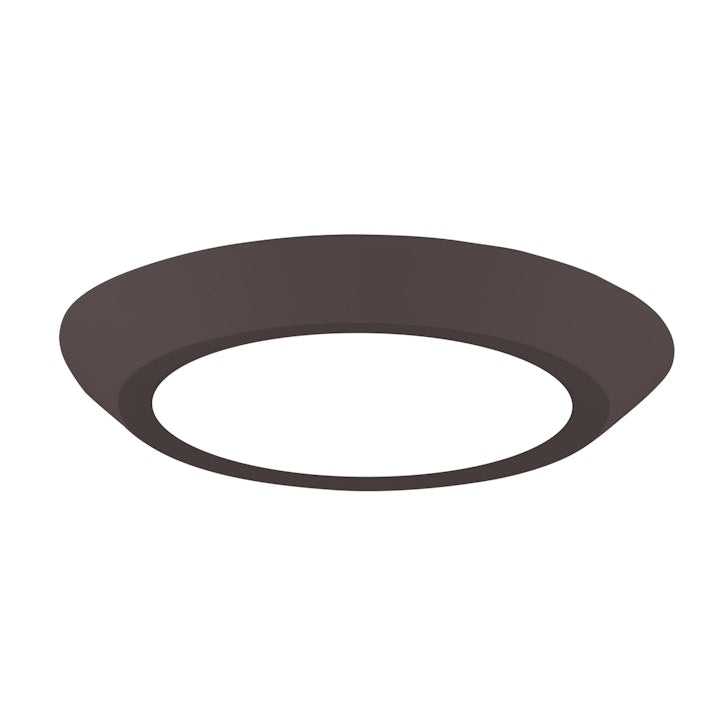 6" Disk Lite: Cusp-Line, 8W, 5CCT, 120V - Bronze